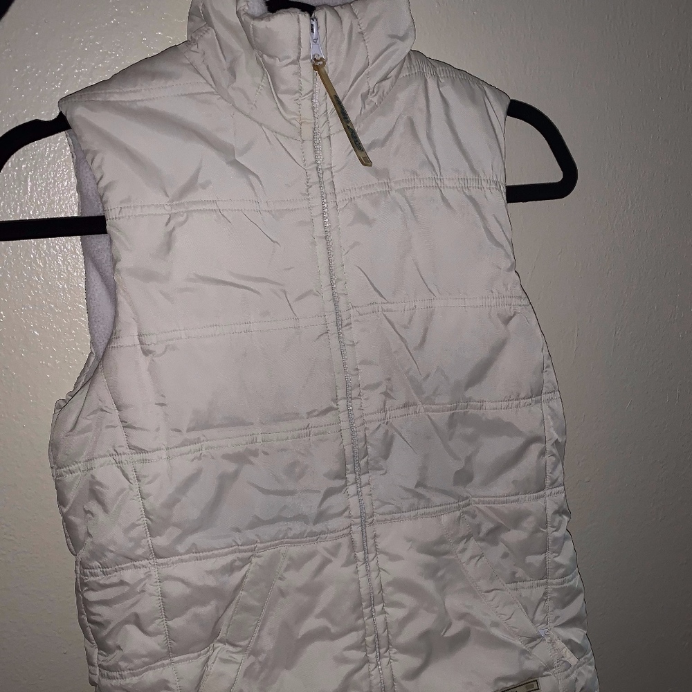 White Winter Vest